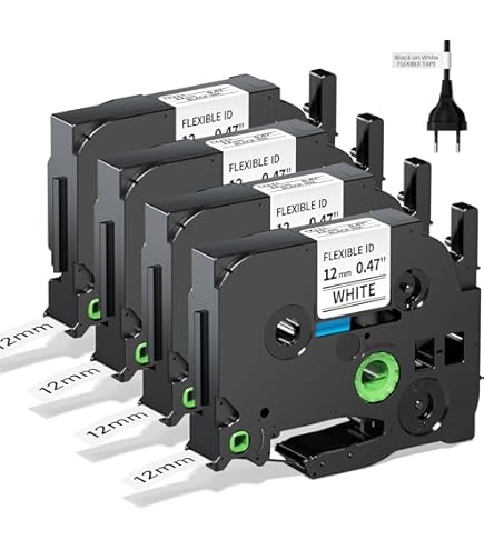 Amazon.com: Brother TZEFX231 TZe Flexible Tape Cartridge, 1/2-Inch
